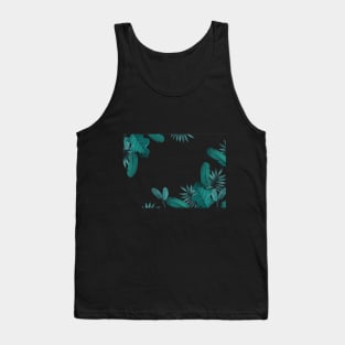 Leaf pattern Tank Top